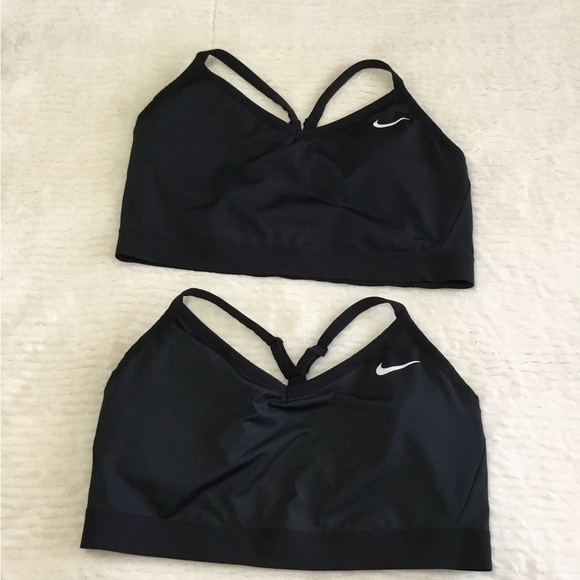 Nike Women's Plus Solid Indy Sports Bra Black Size 2X lot 2 - Picture 2 of 9